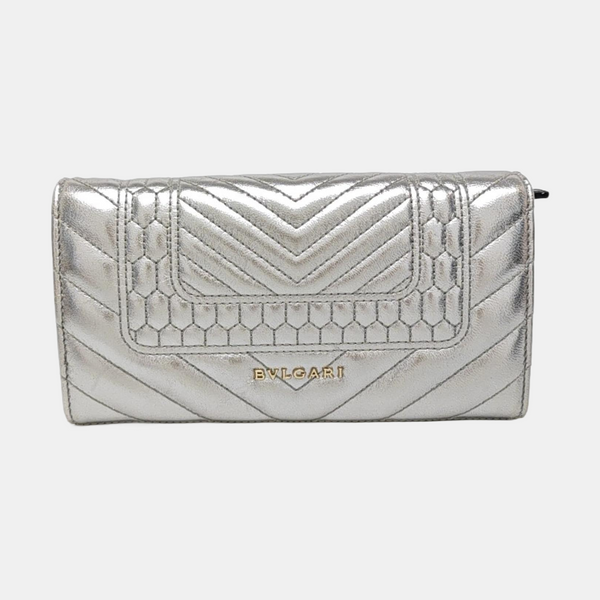 SERPENTI FOREVER Quilted Calfskin Silver