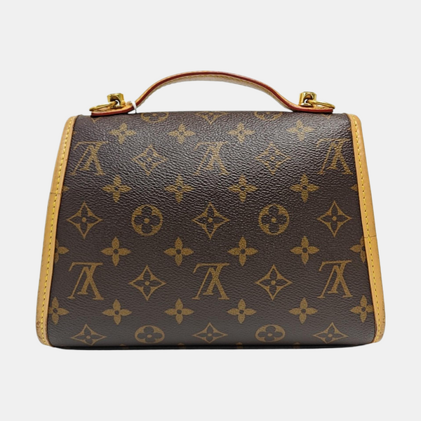 IVY Monogram Coated Canvas Brown