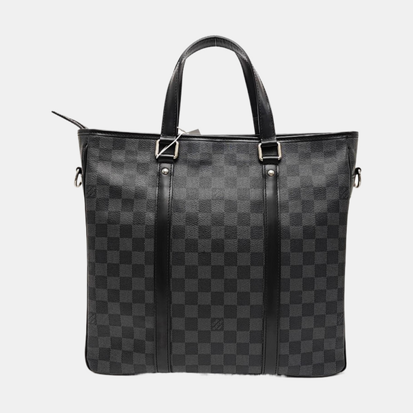 TADAO PM Damier Graphite Coated Canvas Gray