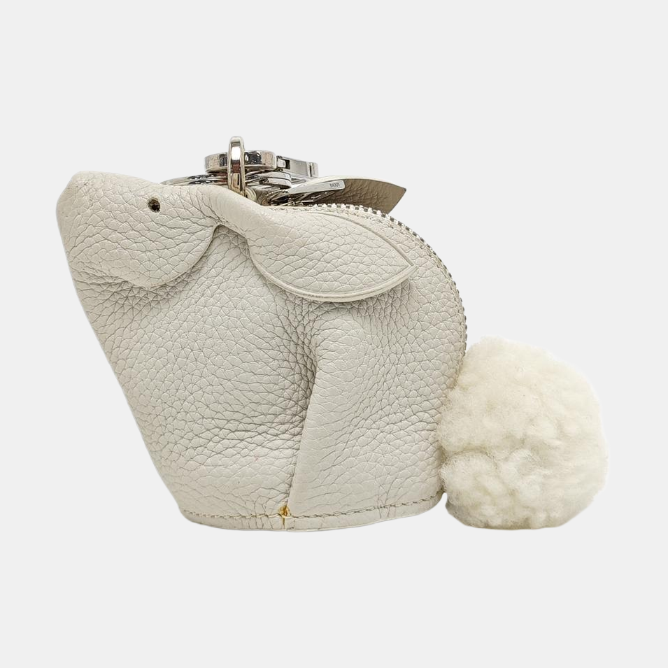 Animals Calfskin White Coin Purse