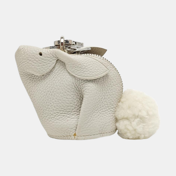 Animals Calfskin White Coin Purse