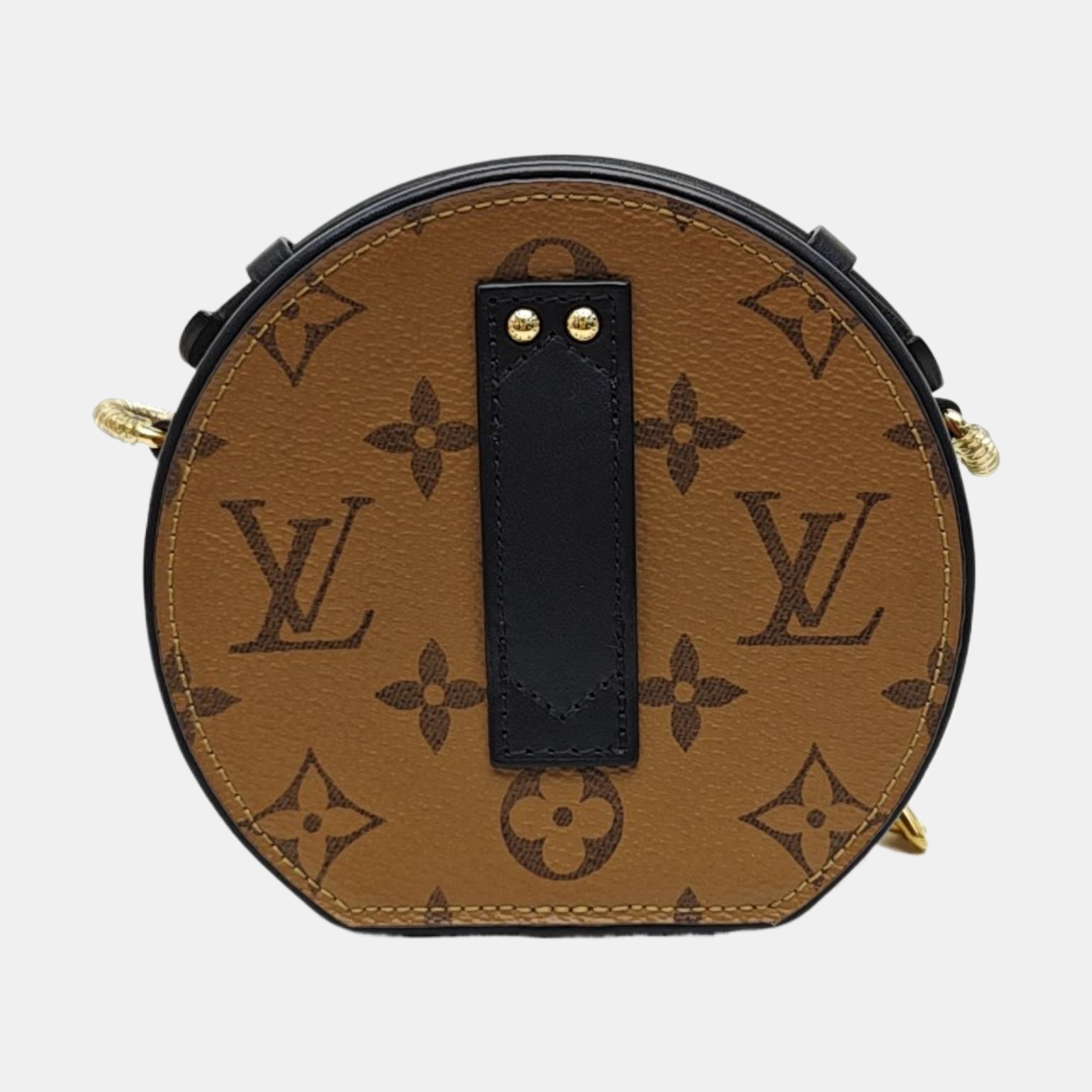 BOITE CHAPEAU Mini Monogram Coated Canvas Brown