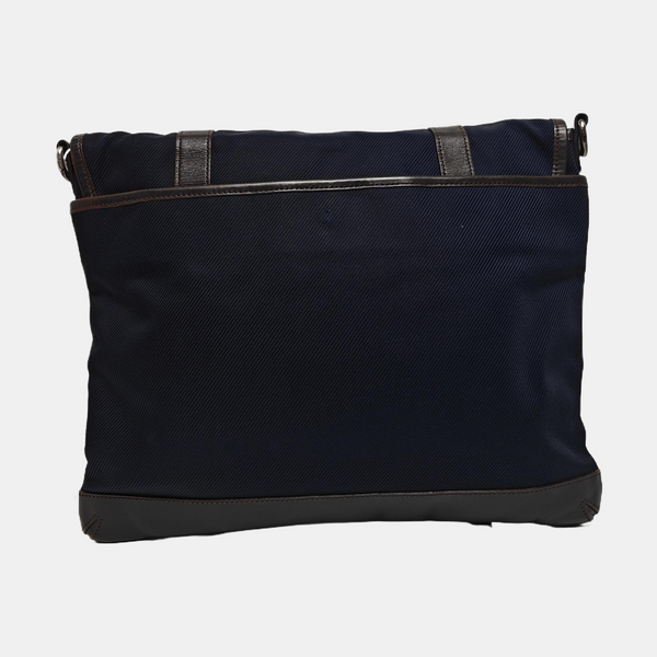Fabric Shoulder Bag Blue