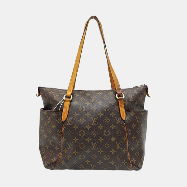 TOTALLY Monogram Coated Canvas Brown