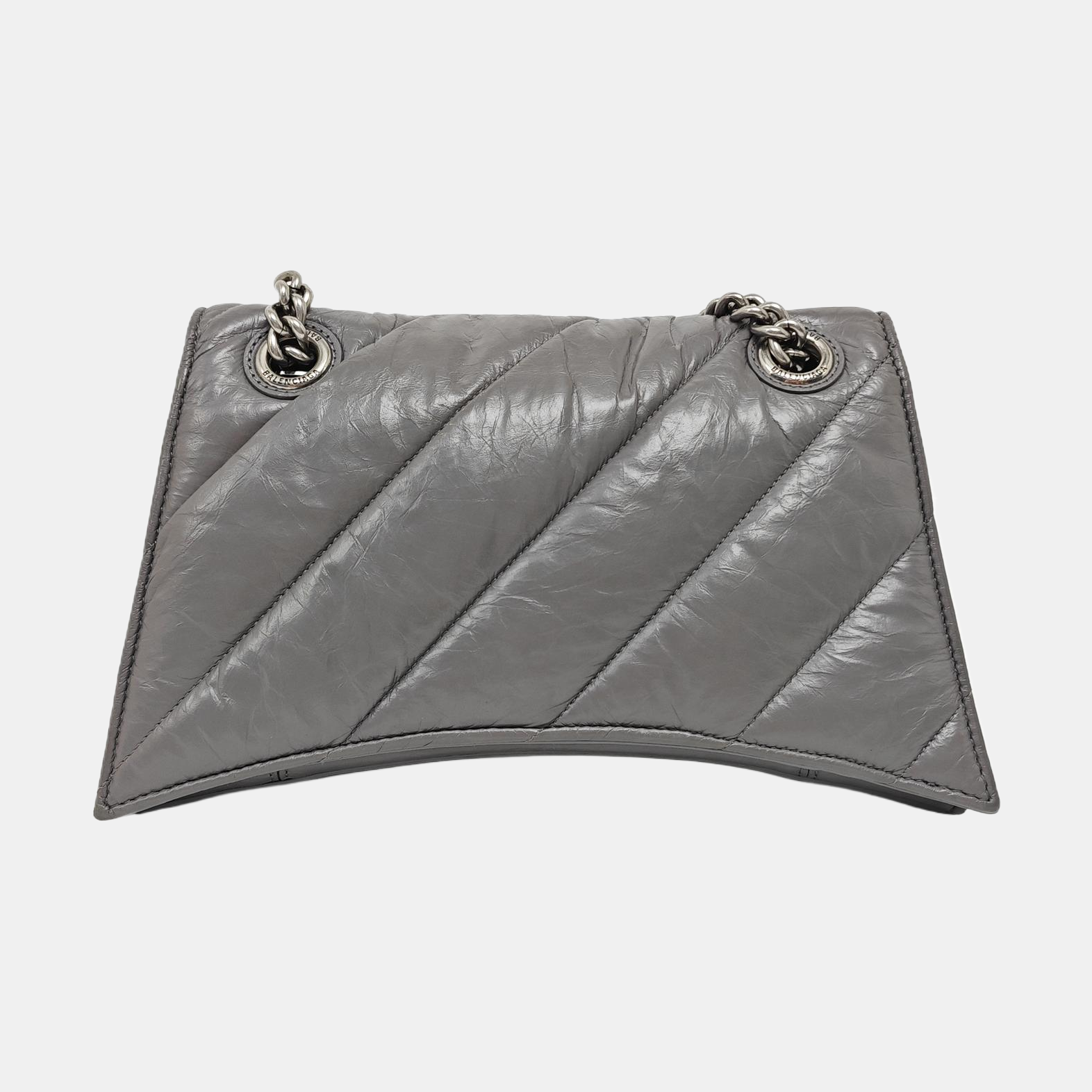 Hourglass S Quilted Lambskin Gray