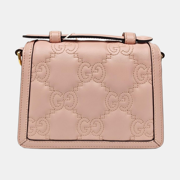 GG Matelassé Quilted Calfskin Pink