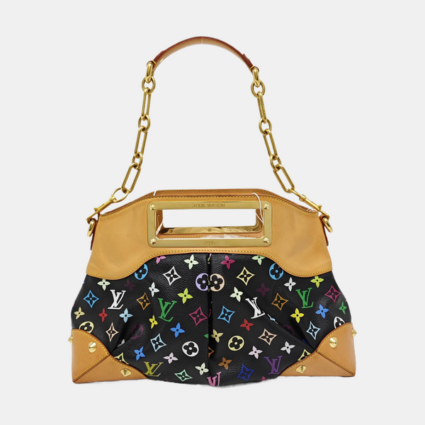LV × TM JUDY Monogram Coated Canvas Black