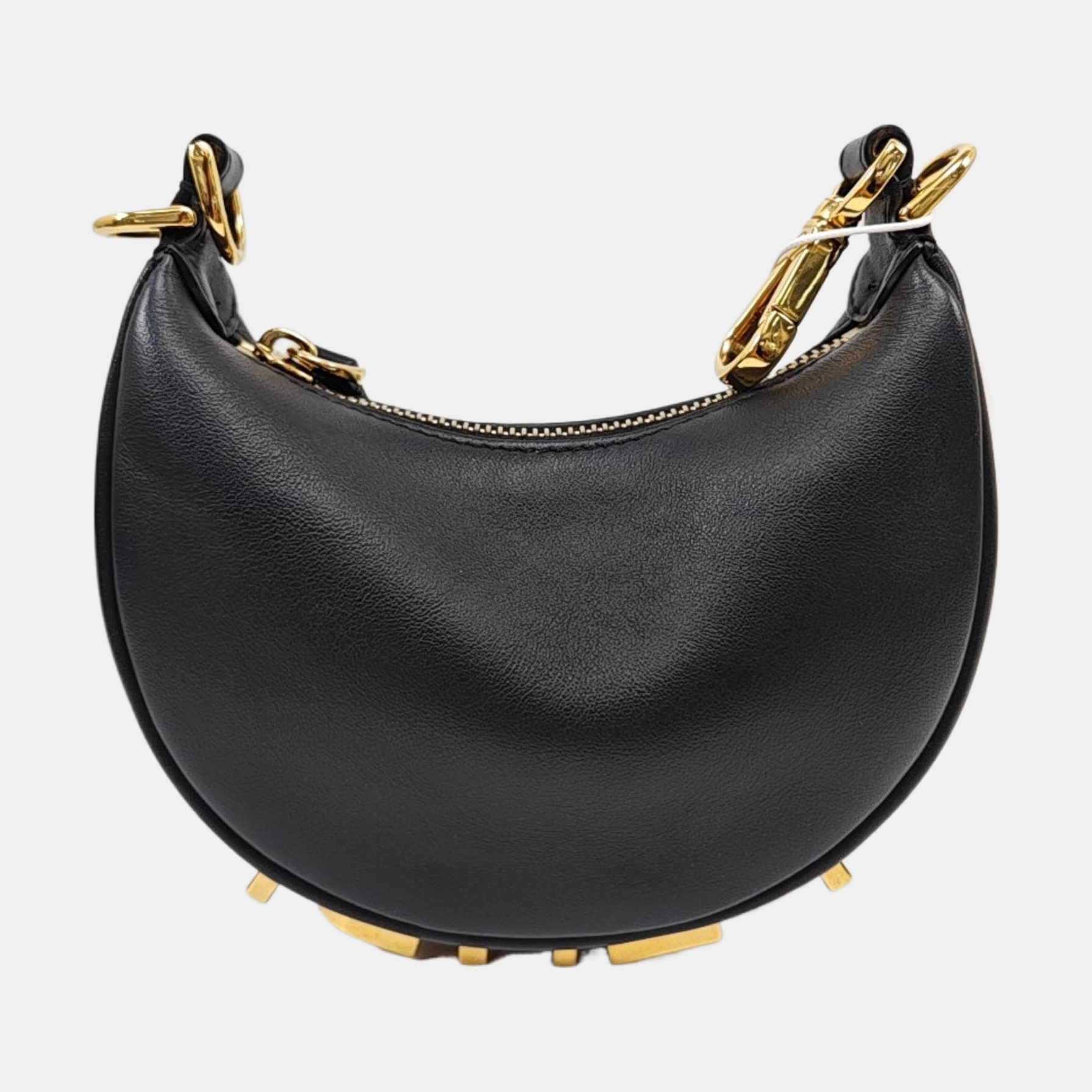 Calfskin Top Handle Bag Black