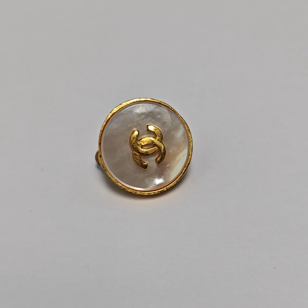 Metal Gold Clip On Earrings