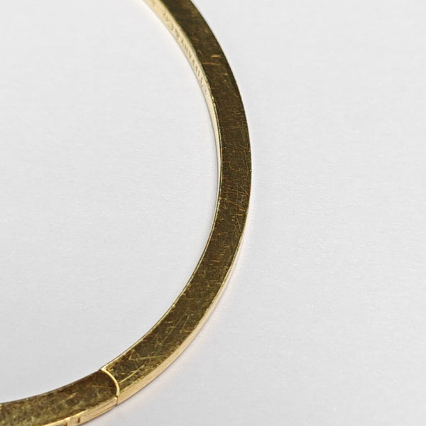 Tiffany T 18k Gold Bangle