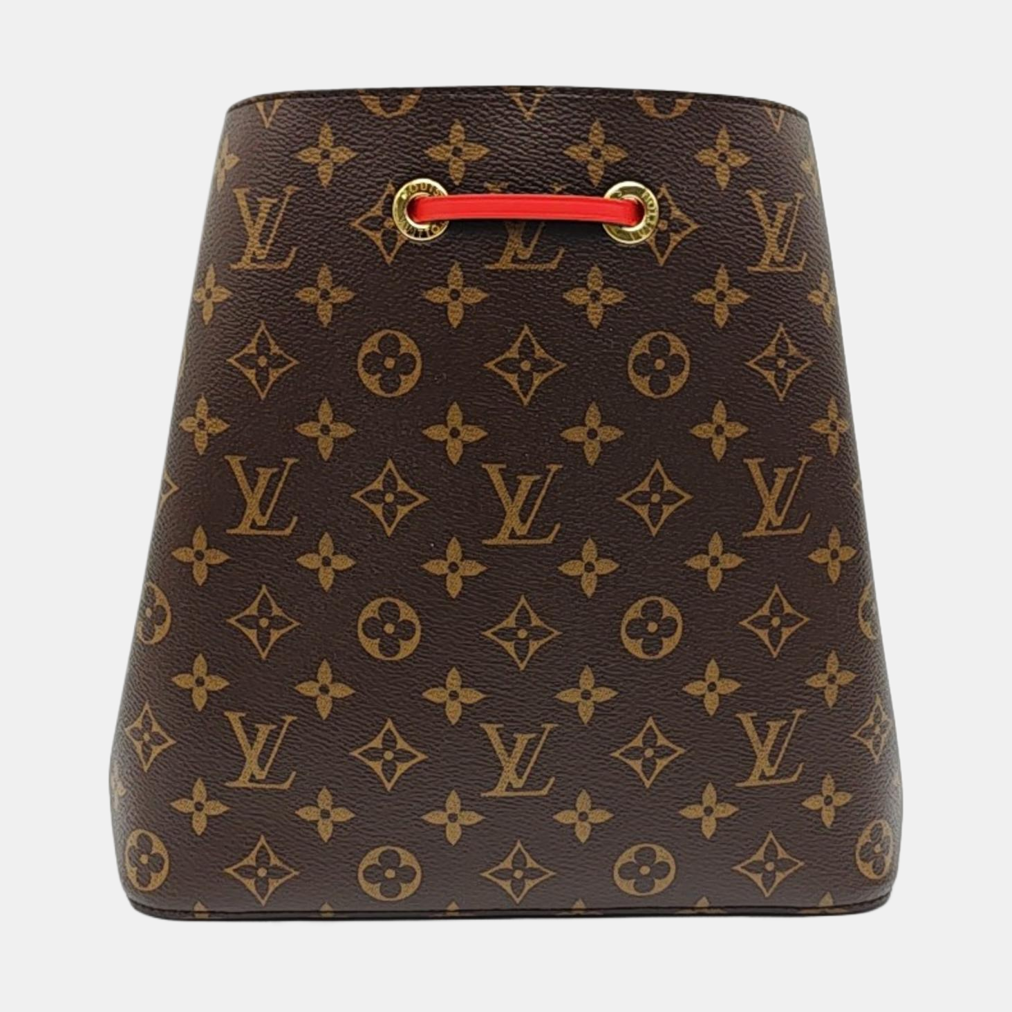 NÉONOÉ MM Monogram Coated Canvas Brown