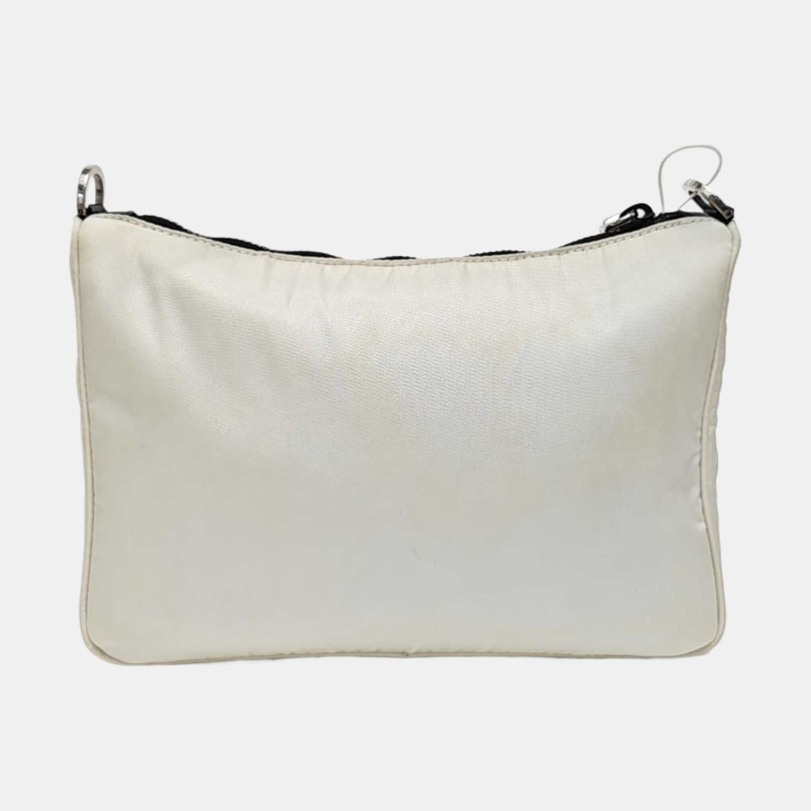 Nylon Shoulder Bag White
