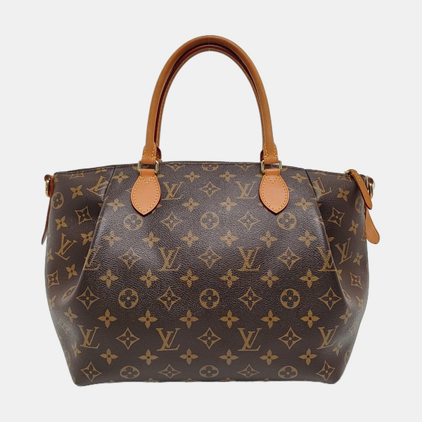 TURENNE GM Monogram Coated Canvas Brown