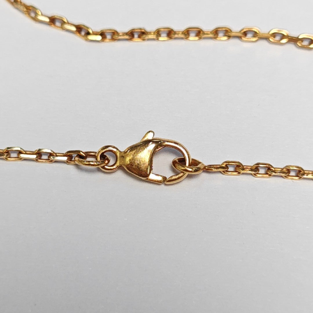 Pop H Metal Rose Gold Necklace