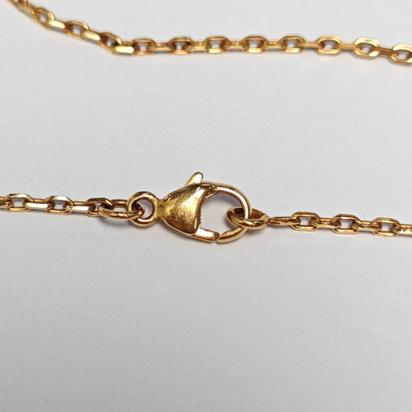 Pop H Metal Rose Gold Necklace