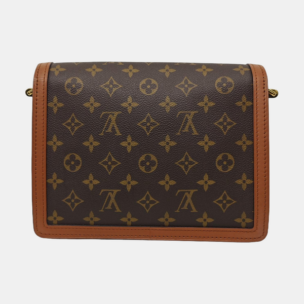 DAUPHINE MM Monogram Coated Canvas Brown