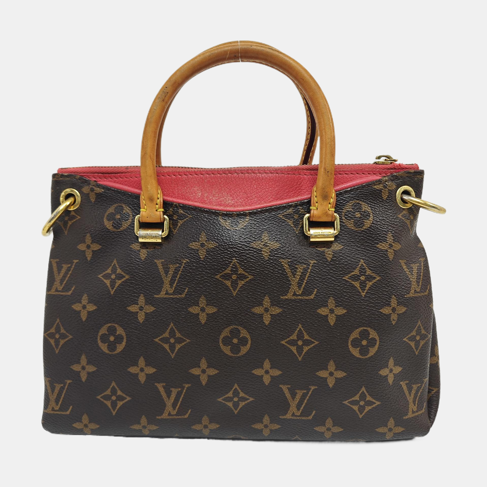 PALLAS BB Monogram Coated Canvas Brown