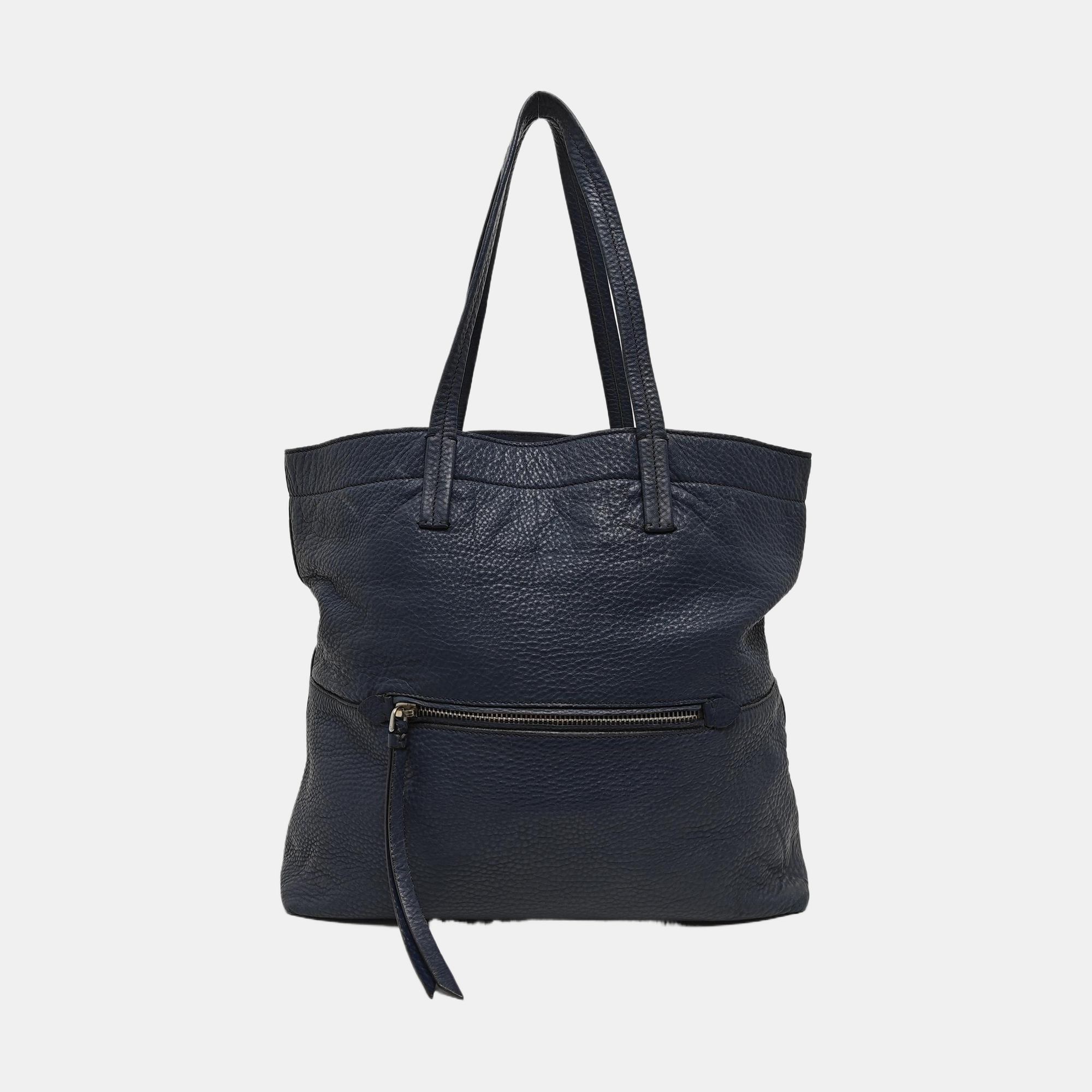 Calfskin Tote Bag Blue