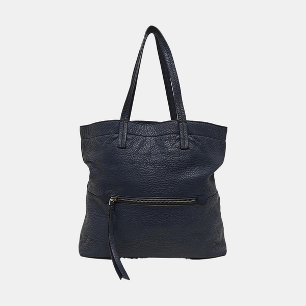 Calfskin Tote Bag Blue
