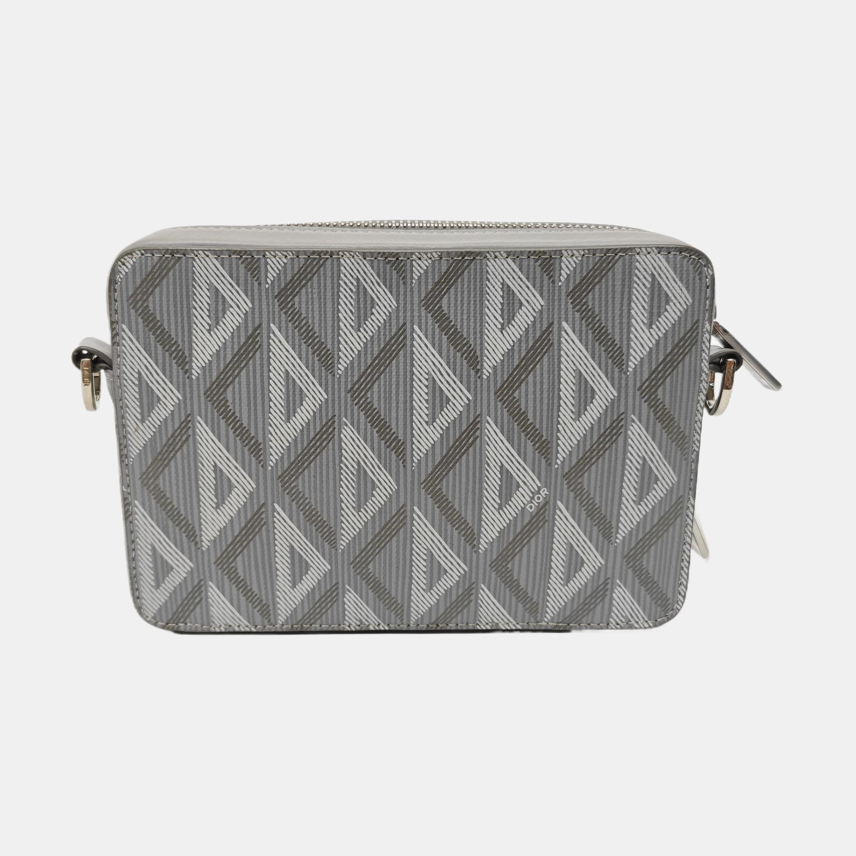 Coated Canvas Shoulder Bag Gray