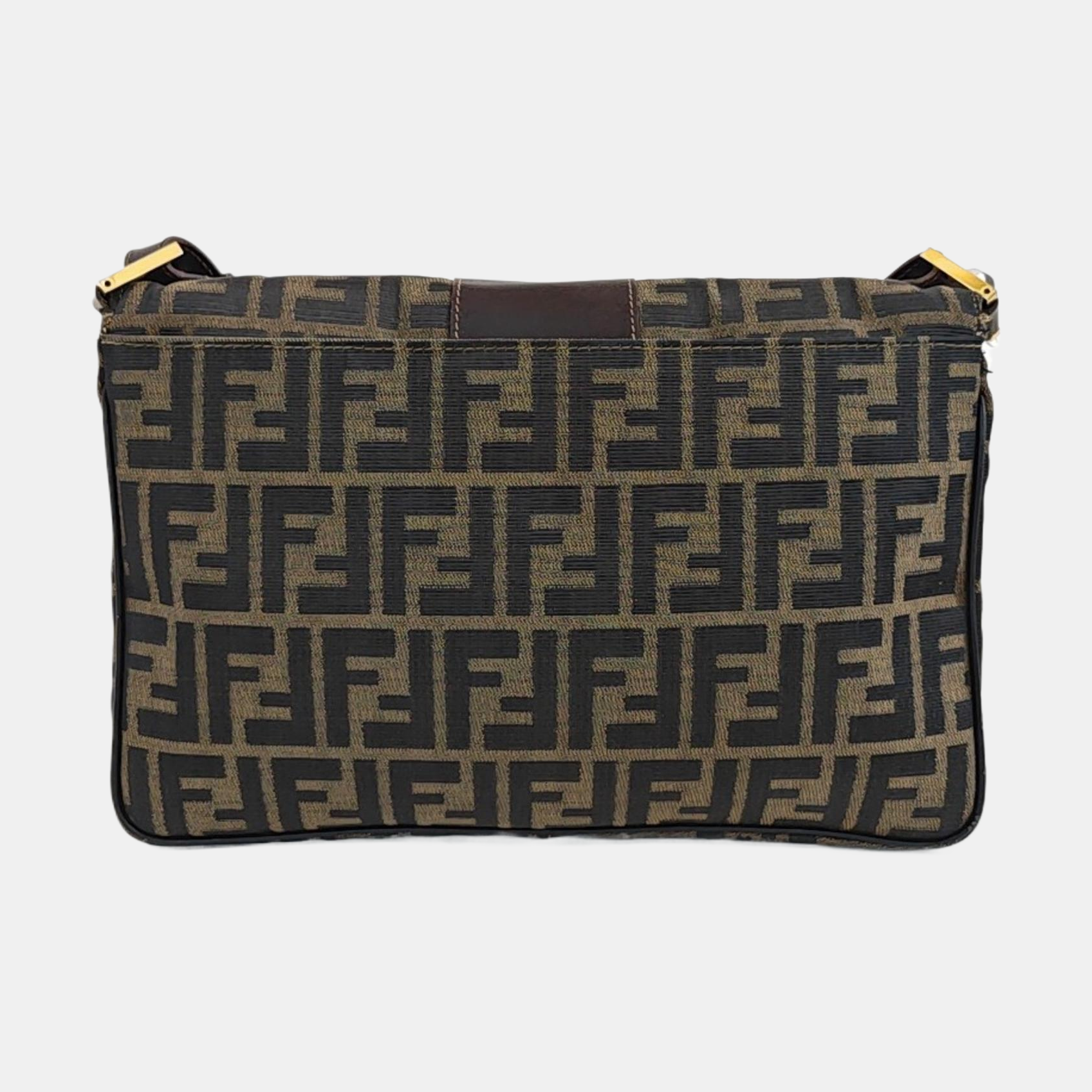Bolso Bandolera de Lona Marrón