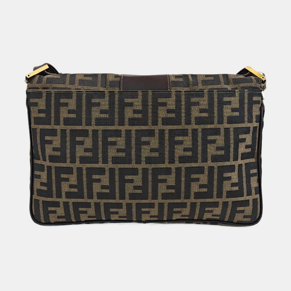 Bolso Bandolera de Lona Marrón