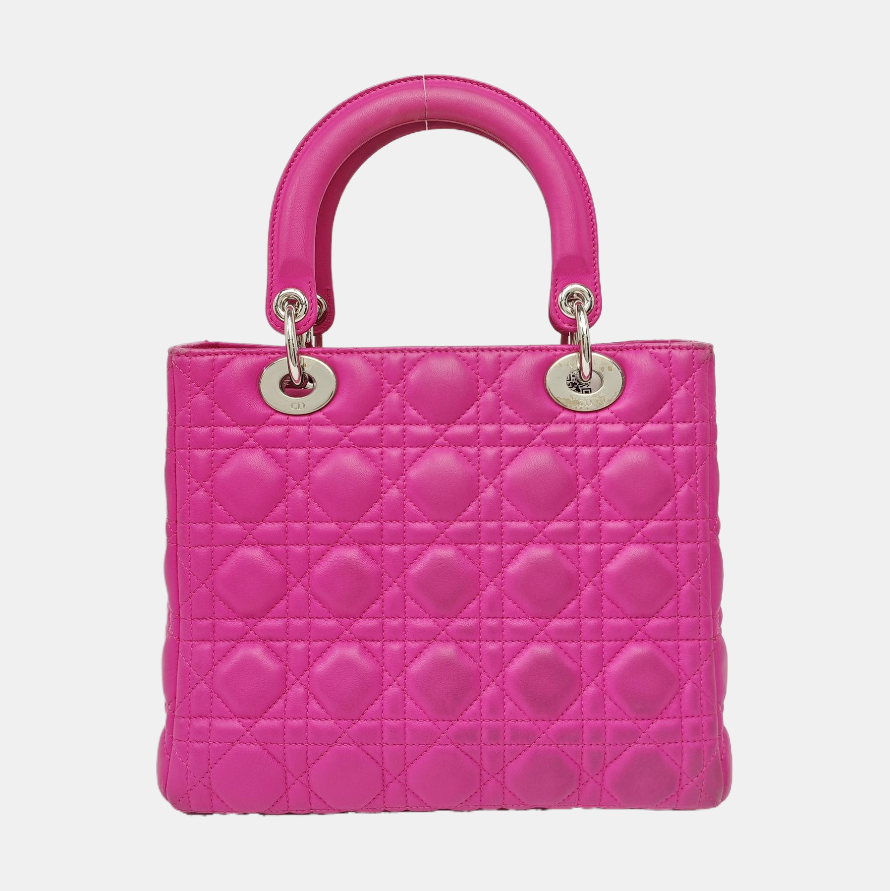 Lady Dior Medium Cannage Lambskin Red