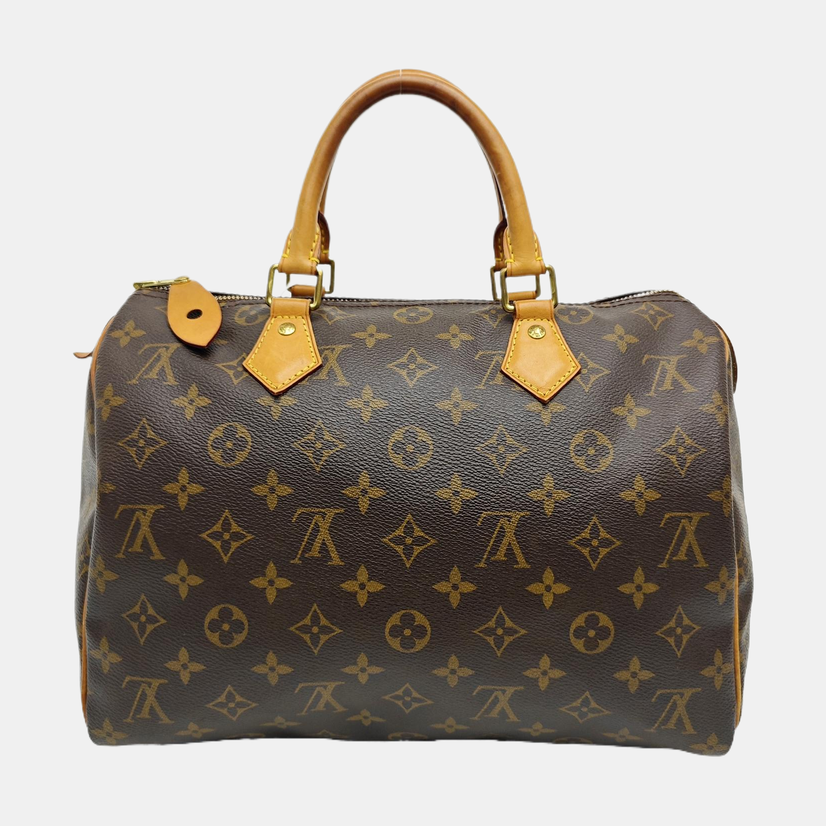 SPEEDY 30 Monogram Coated Canvas Brown