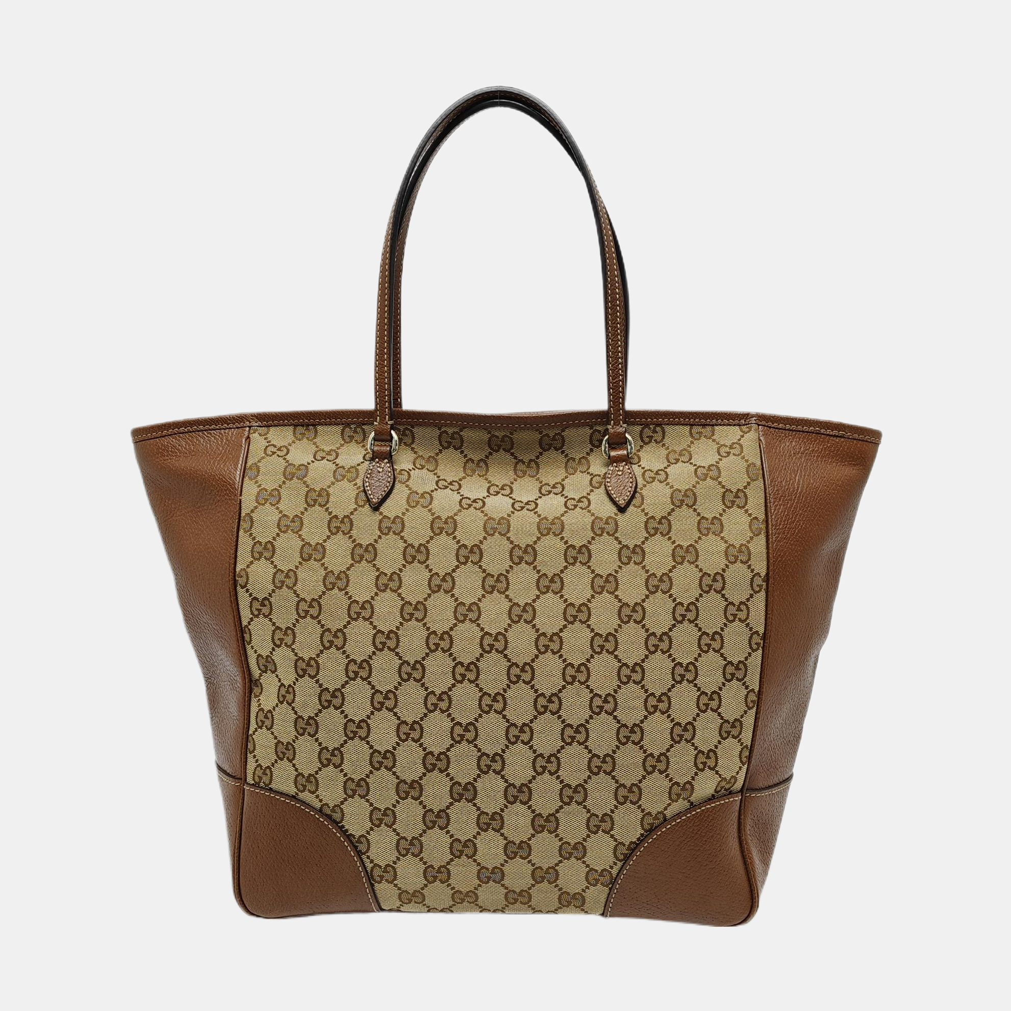 Bree Medium Monogram Canvas Beige