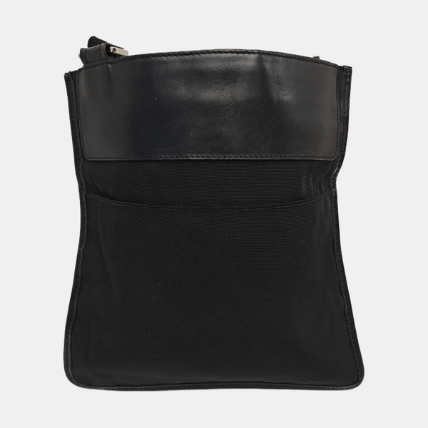 Fabric Shoulder Bag Black