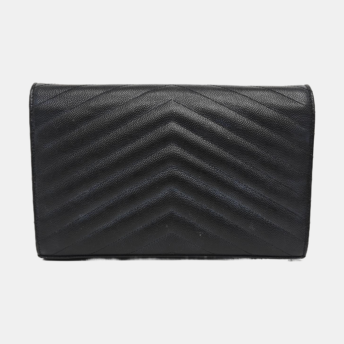 MONOGRAM Medium Chevron Calfskin Black
