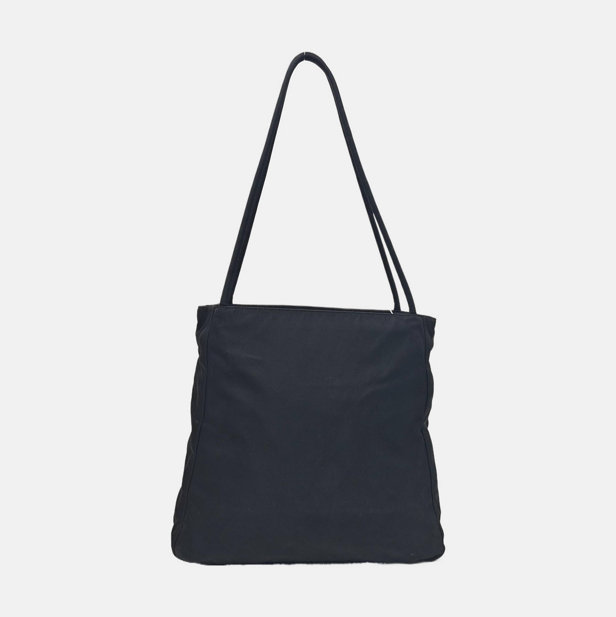 Nylon Tote Bag Black