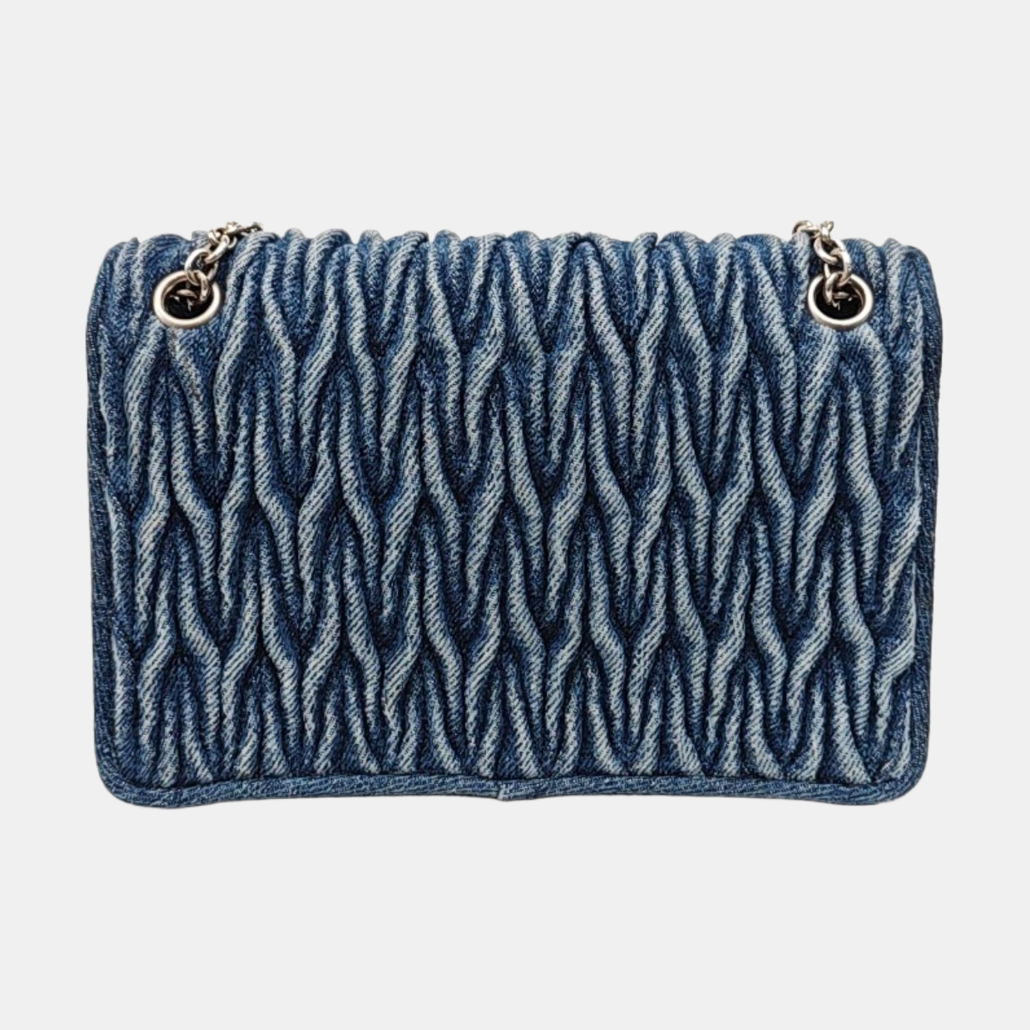 Matelassé Mini Denim Blue