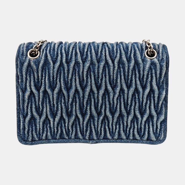 Matelassé Mini Denim Blue