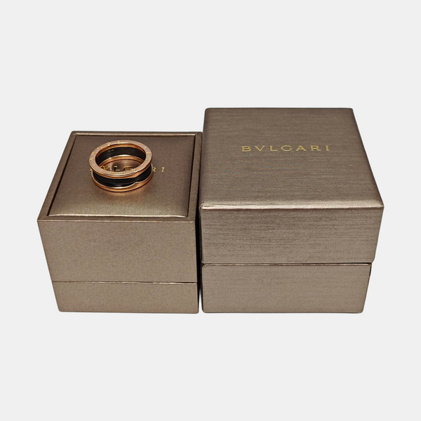B.ZERO1 18k Rose Gold Ring EU 64