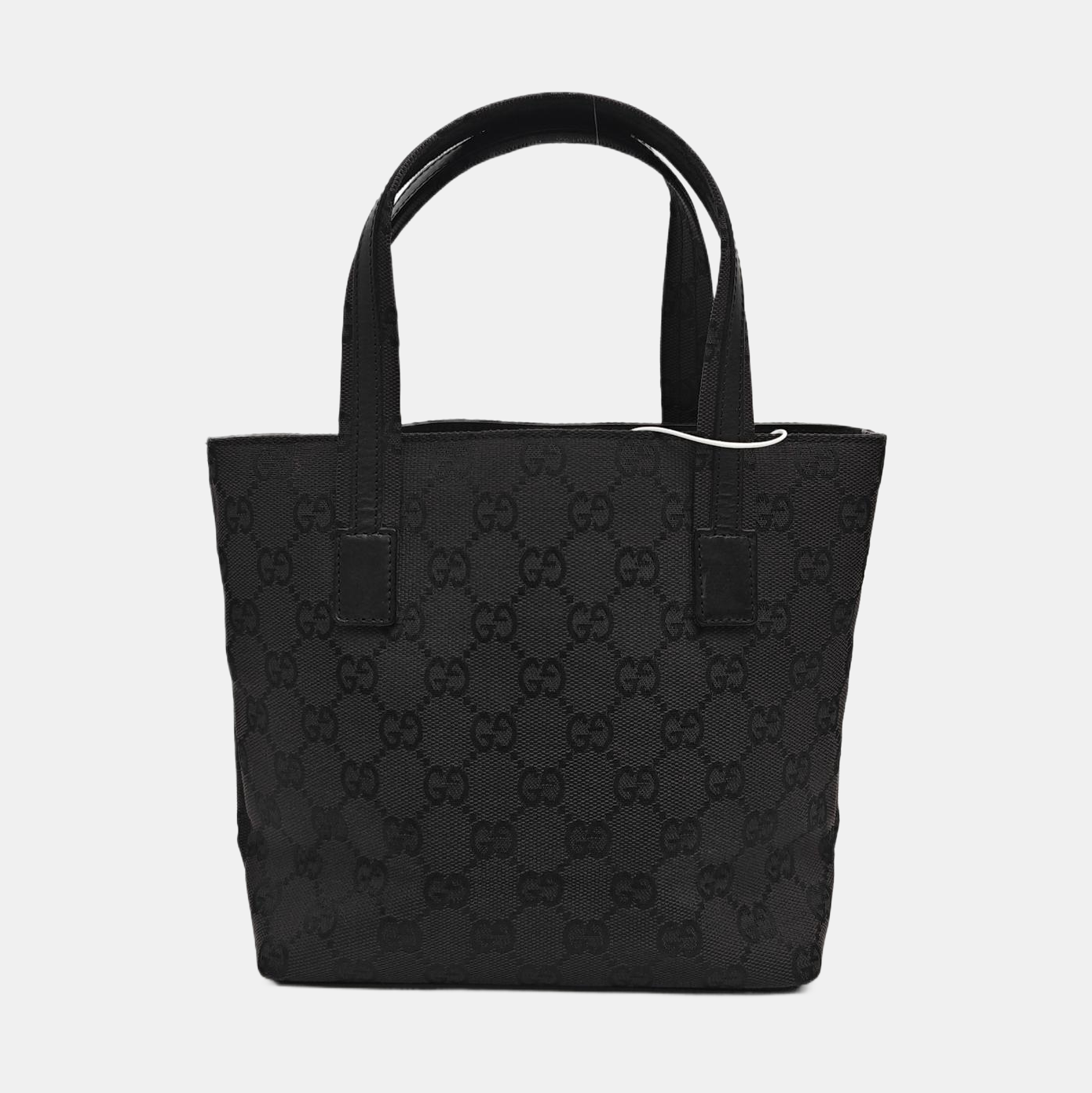 Monogram Canvas Top Handle Bag Black