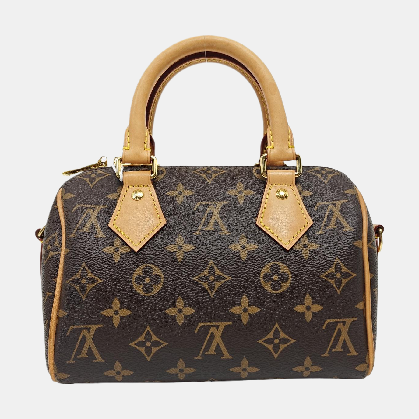 SPEEDY 20 Monogram Coated Canvas Brown