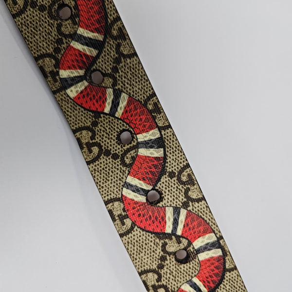 Leather Belt Beige