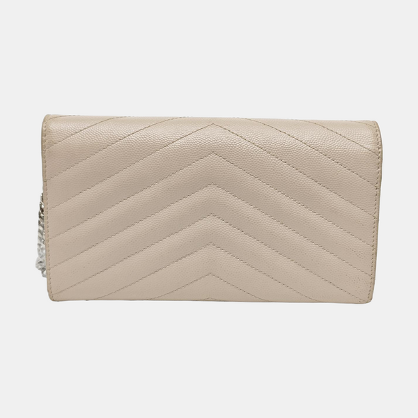 MONOGRAM Chevron Calfskin Pink