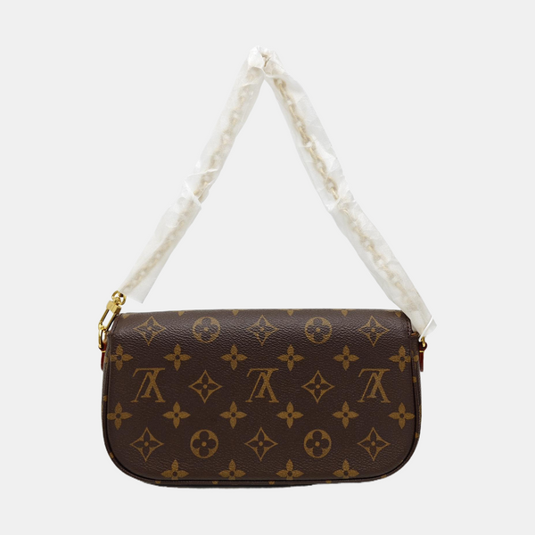 IVY Monogram Coated Canvas Brown