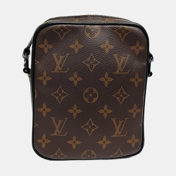 CHRISTOPHER Monogram Coated Canvas Brown
