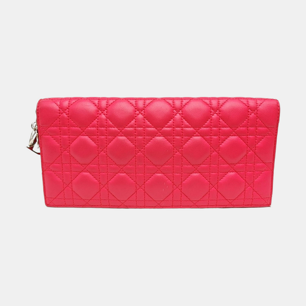 Lady Dior Medium Cannage Calfskin Pink