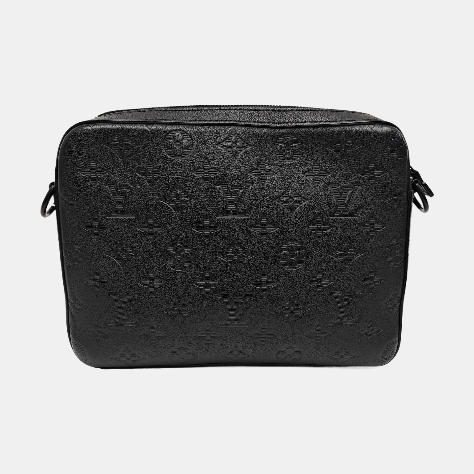 DUO Monogram Calfskin Black