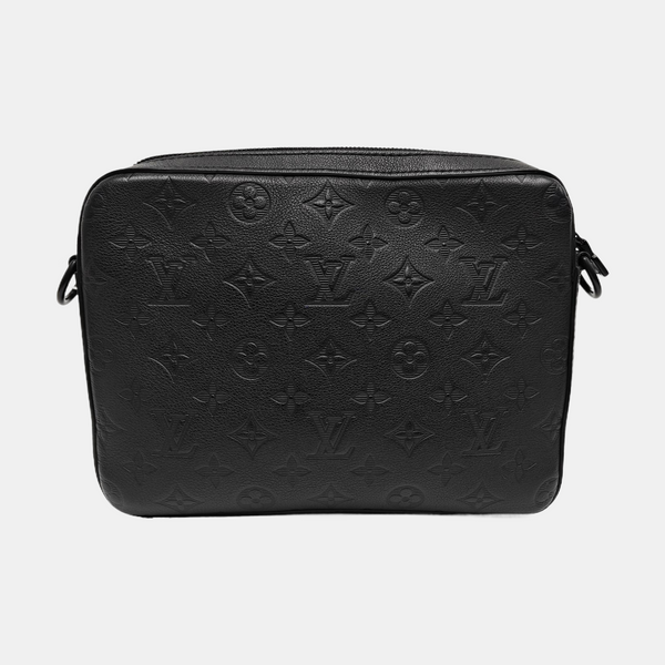 DUO Monogram Calfskin Black