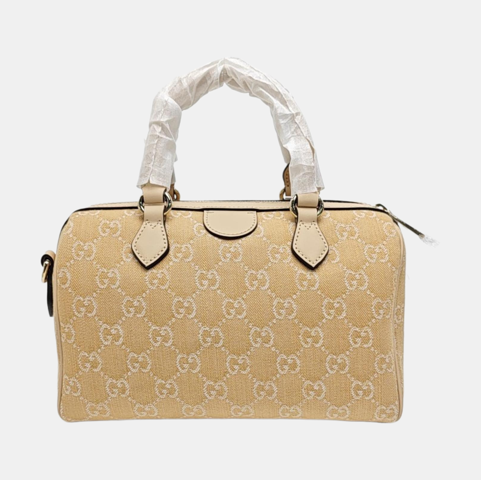 Ophidia Small Monogram Denim Beige