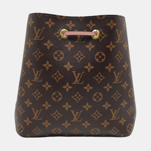 NÉONOÉ MM Monogram Coated Canvas Brown