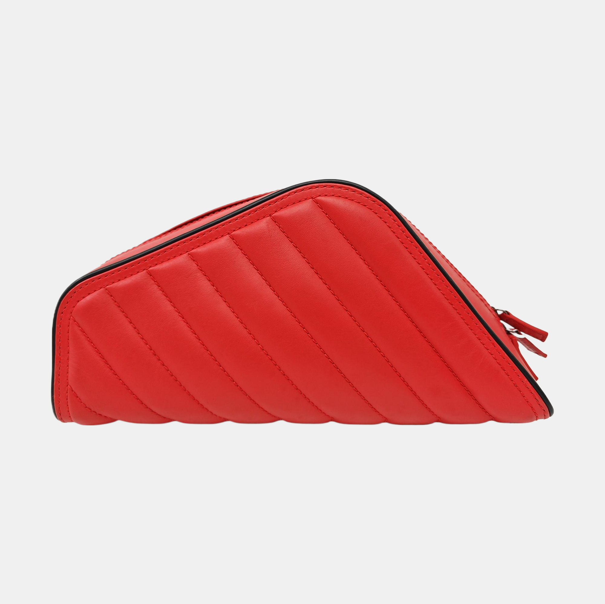 Camera Quilted Calfskin Red