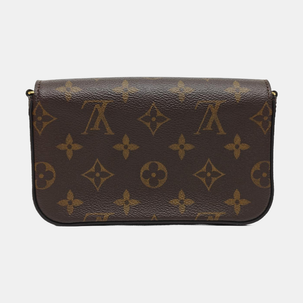 FÉLICIE Monogram Coated Canvas Brown