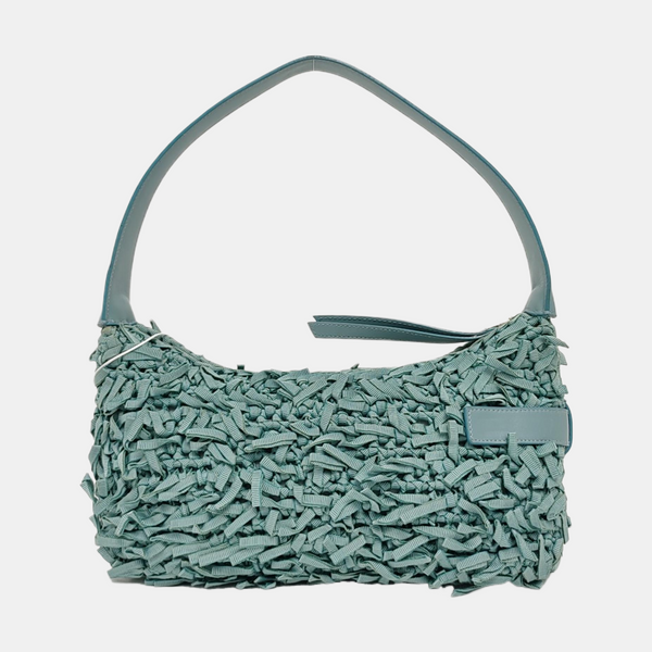 Clasp Hobo Canvas Green
