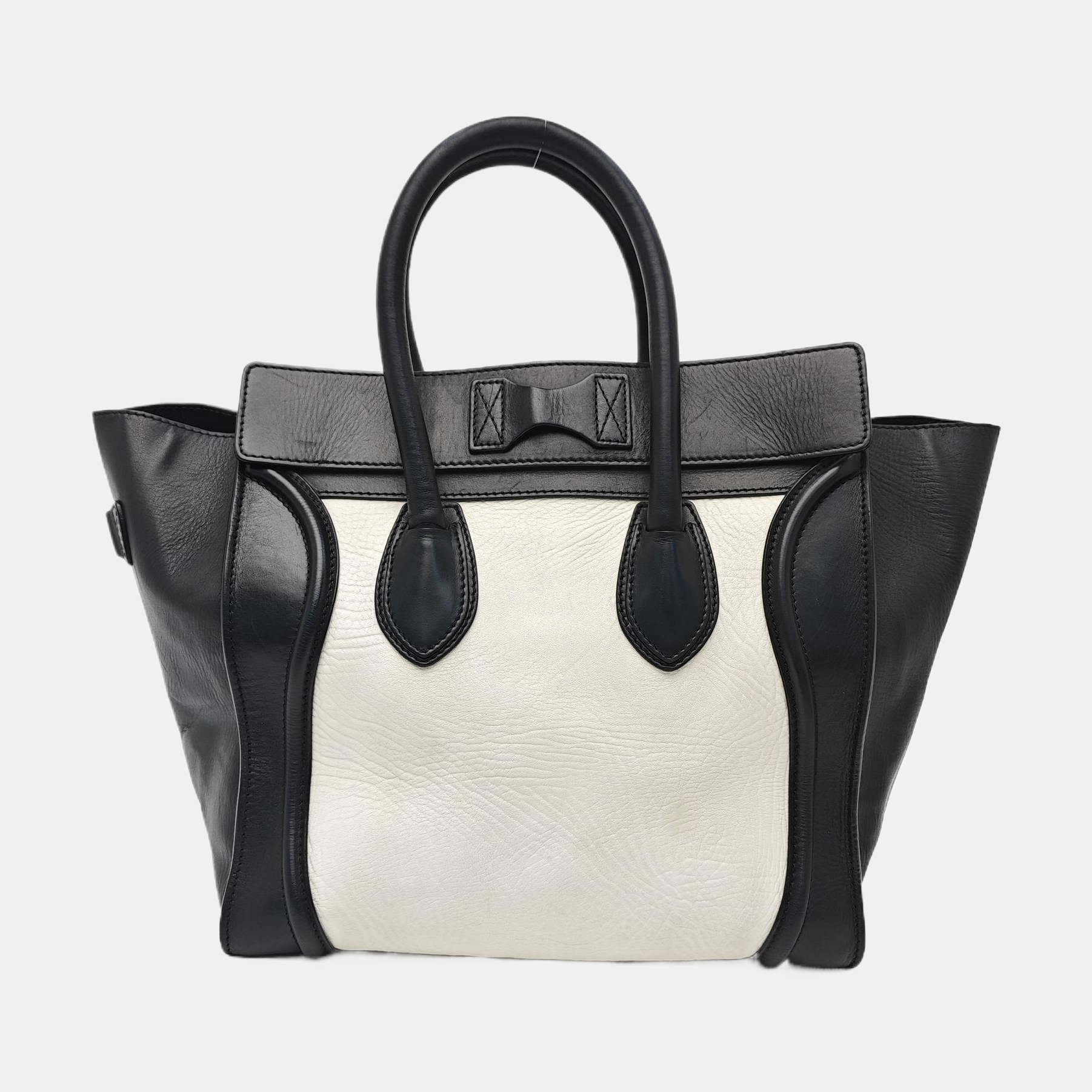 LUGGAGE Mini Calfskin White